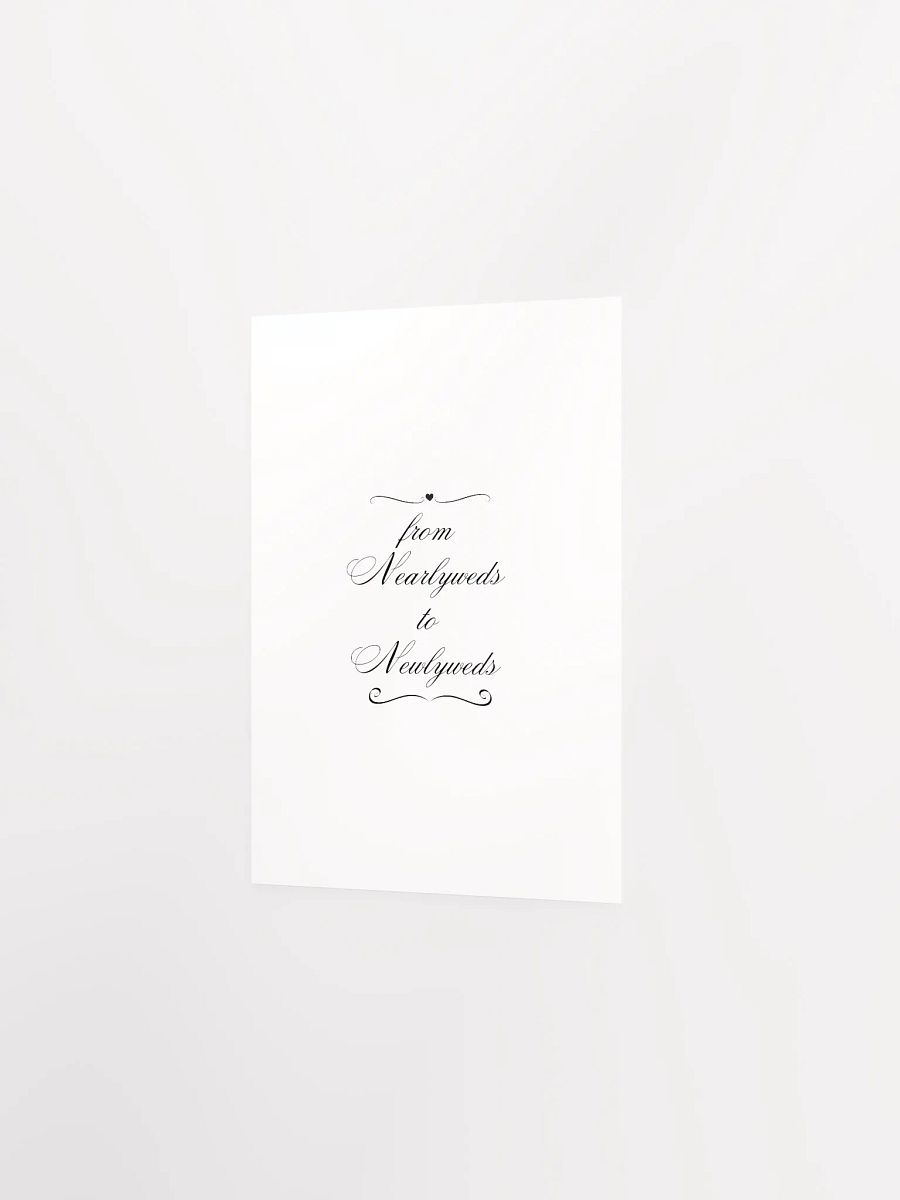 Poster - From Nearlyweds to Newlyweds product image (17)