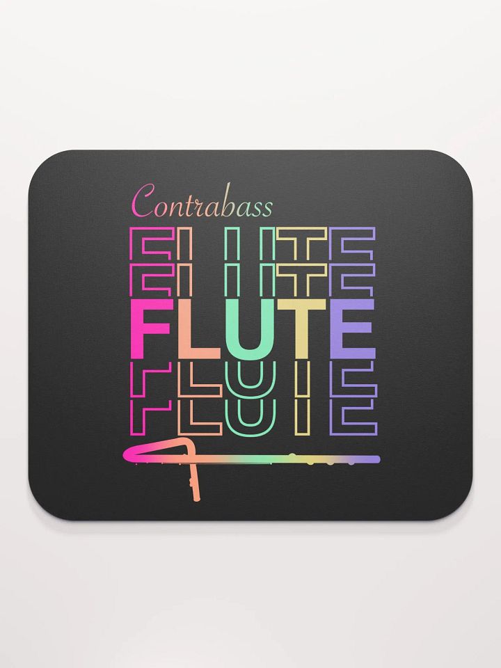 Symmetrical Flute Graphic Mouse Pad - Contrabass Flute product image (1)