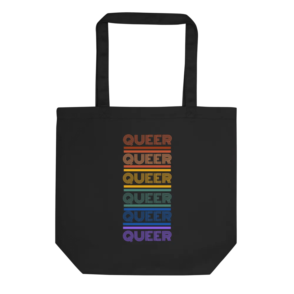 Bold Gradient QUEER Tote Bag product image (1)