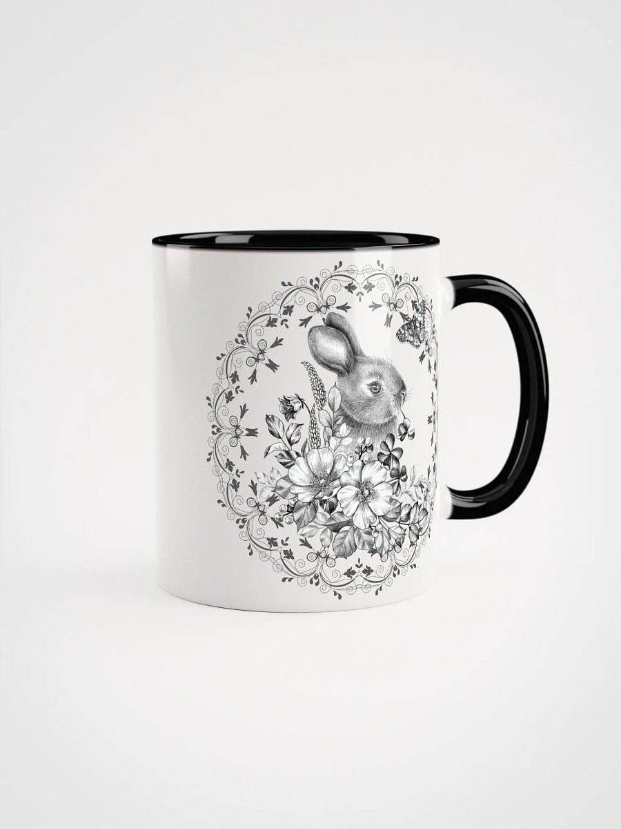 Floral Rabbit Ceramic Mug product image (2)