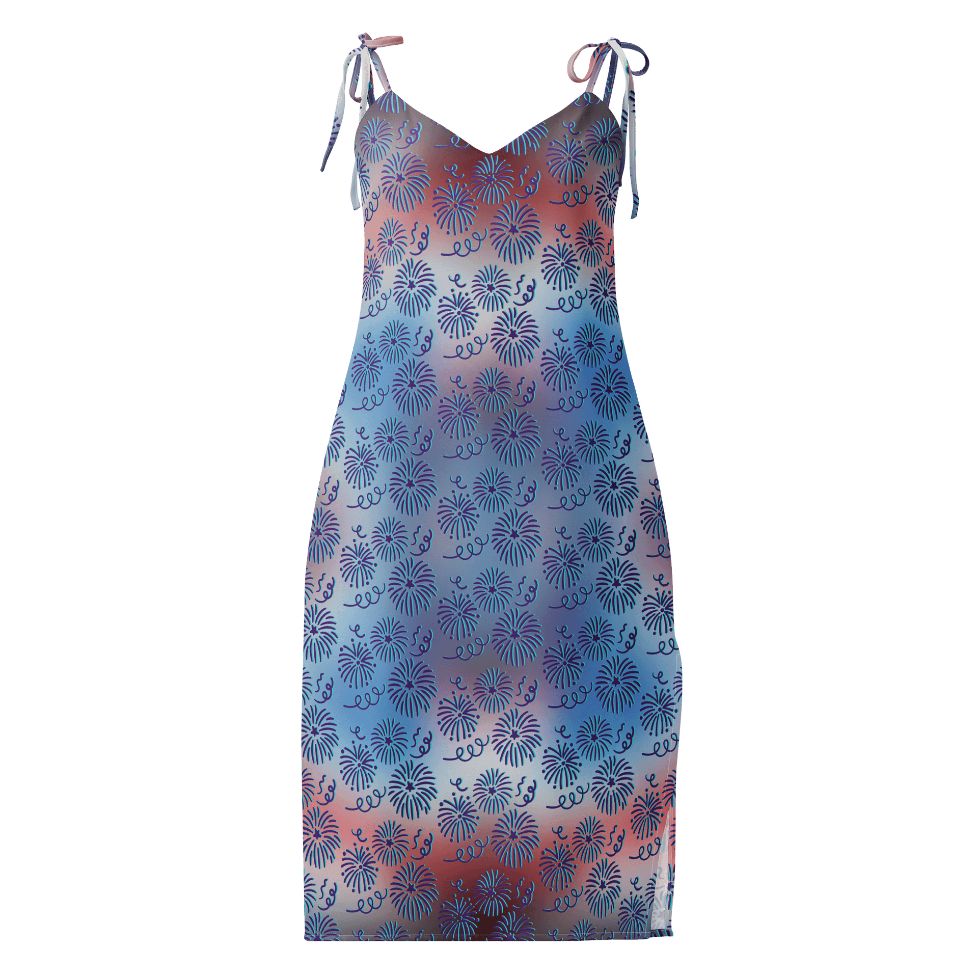Fourth of July Slit Dress product image (1)