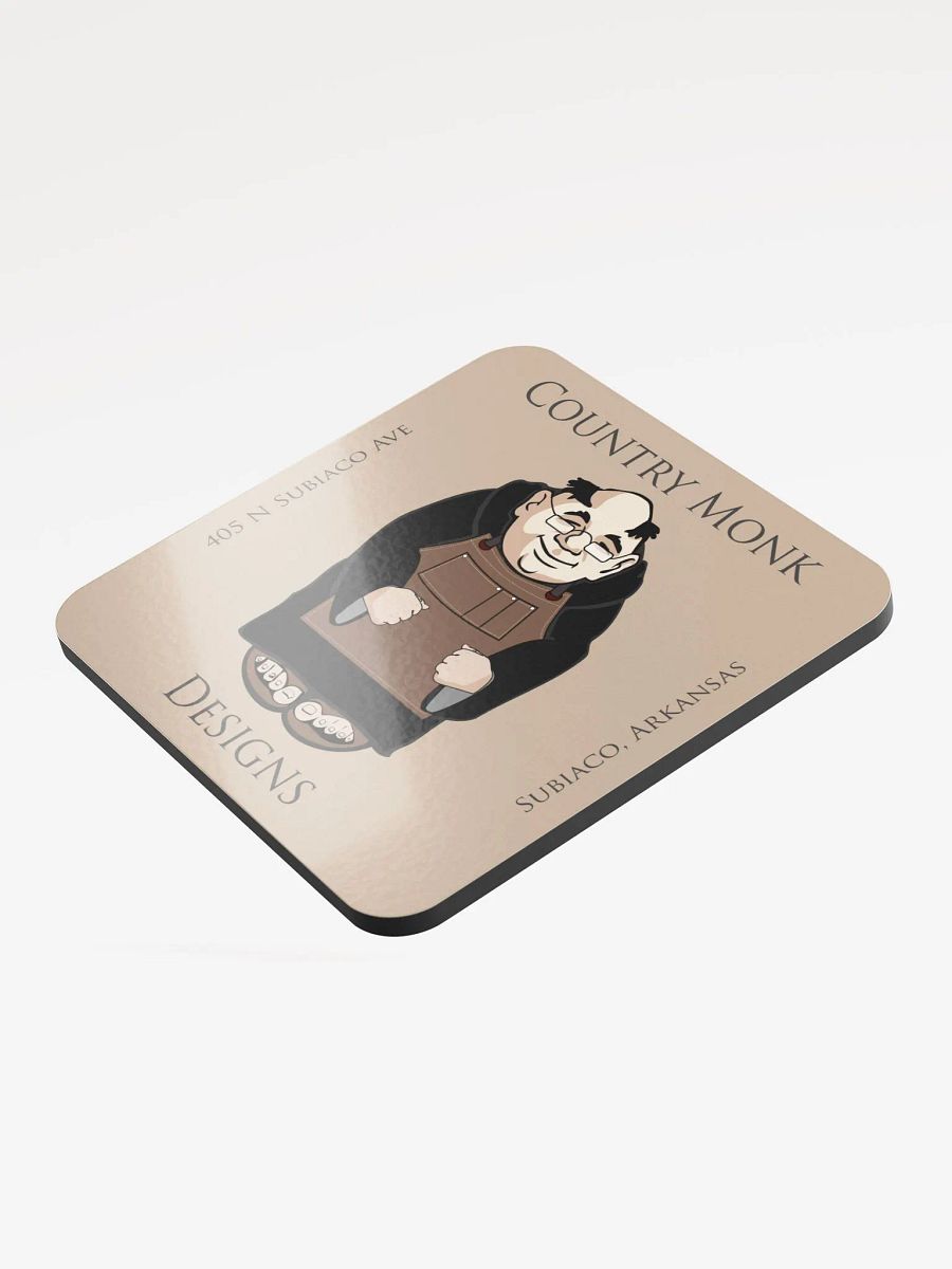 Country Monks Designs Glossed Cork Coaster product image (3)