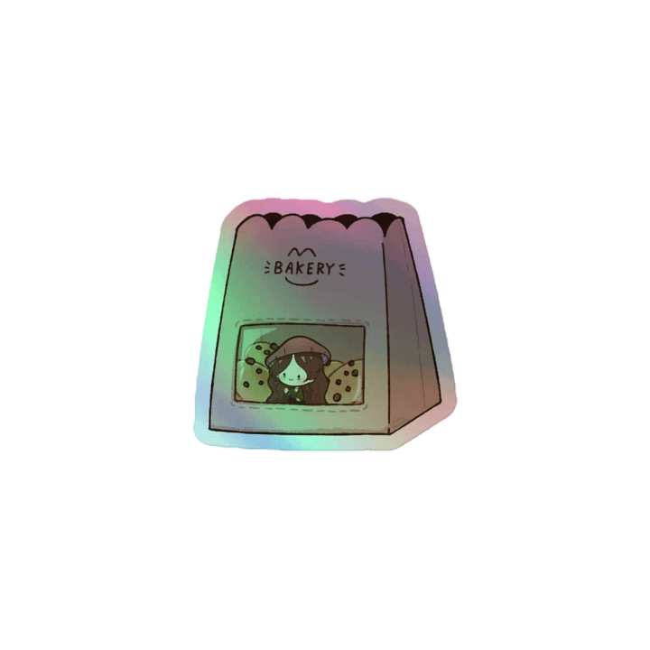 Holographic Cookie Bakery Sticker product image (2)