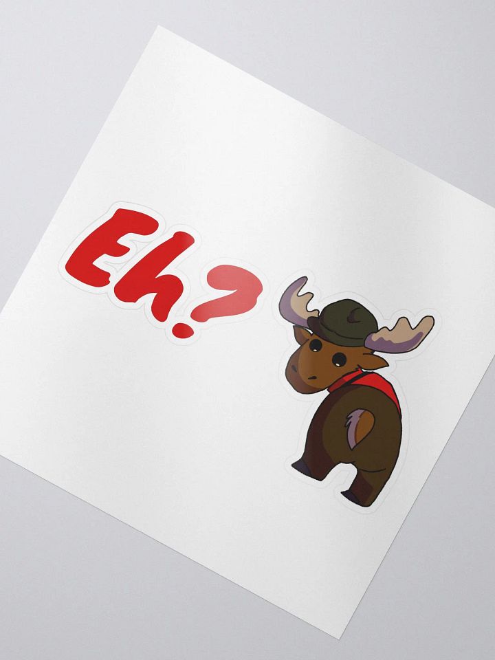 Mountie Moose Eh Sticker! product image (2)