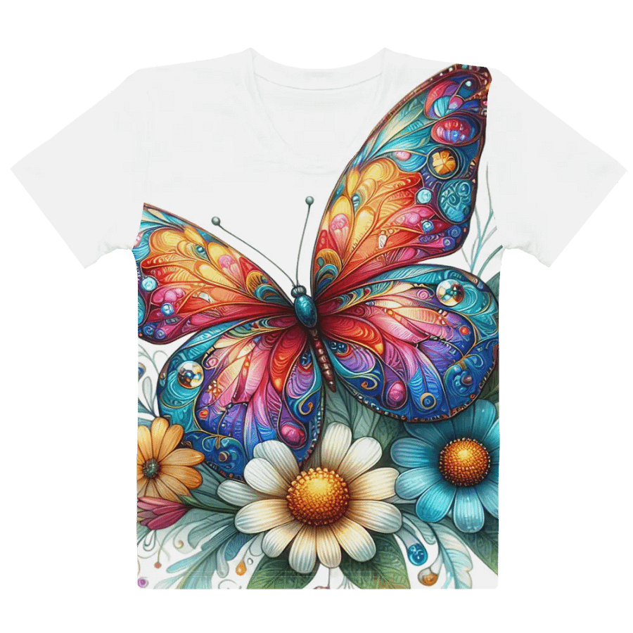 Butterfly Blossom Women's All-Over Print Tee product image (2)