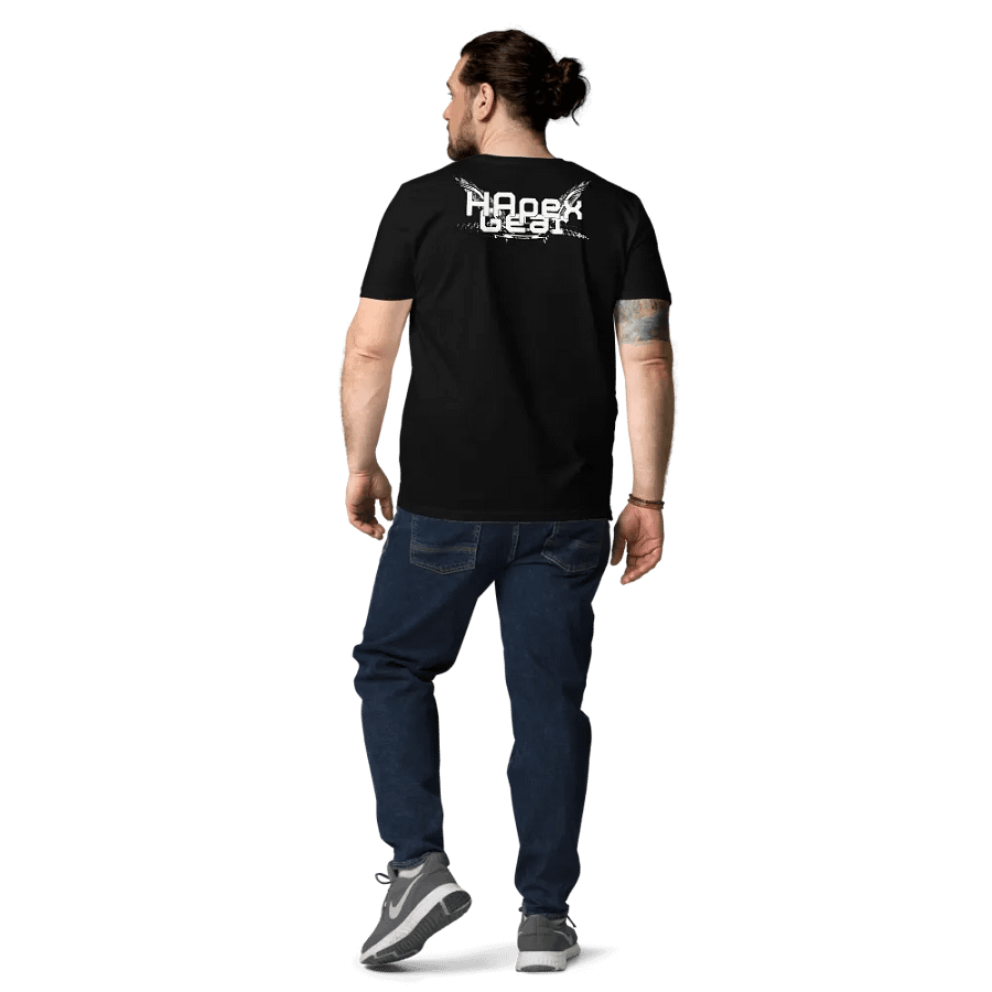 Organic Cotton T-Shirt - Embroidered - White HApex Gear White Logo product image (11)