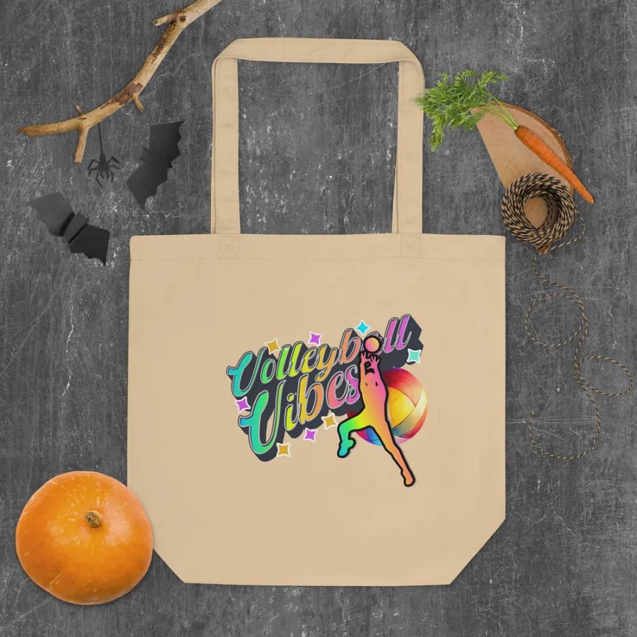 Volleyball Vibes Male Eco Tote product image (4)