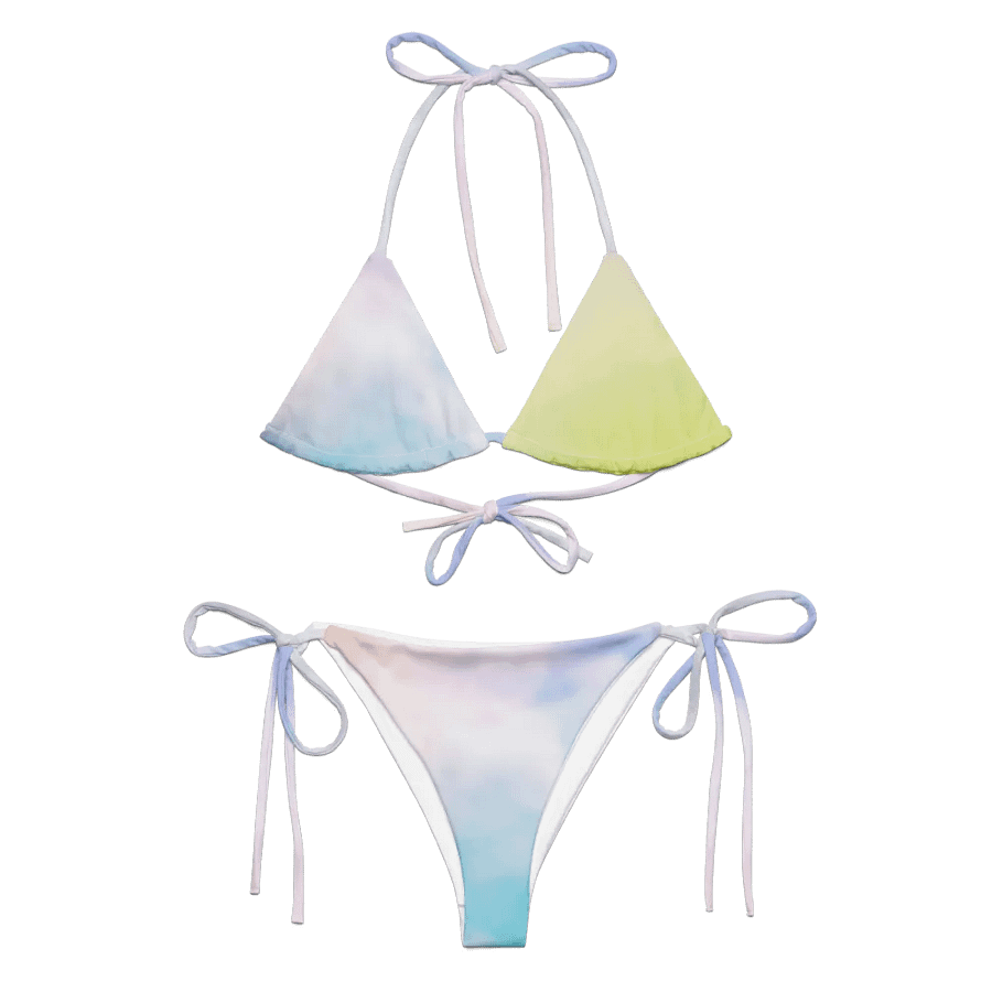 Blur cloud rainbow Design String Bikini - V5 product image (3)