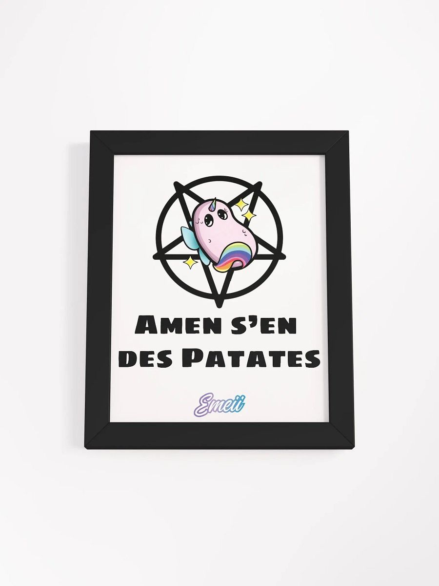 ''Amen'' Affiche mate encadrée de haute qualité product image (1)