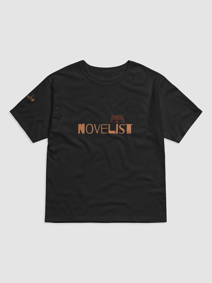 Novelist Orange Text Relaxed Fit T-shirt product image (1)