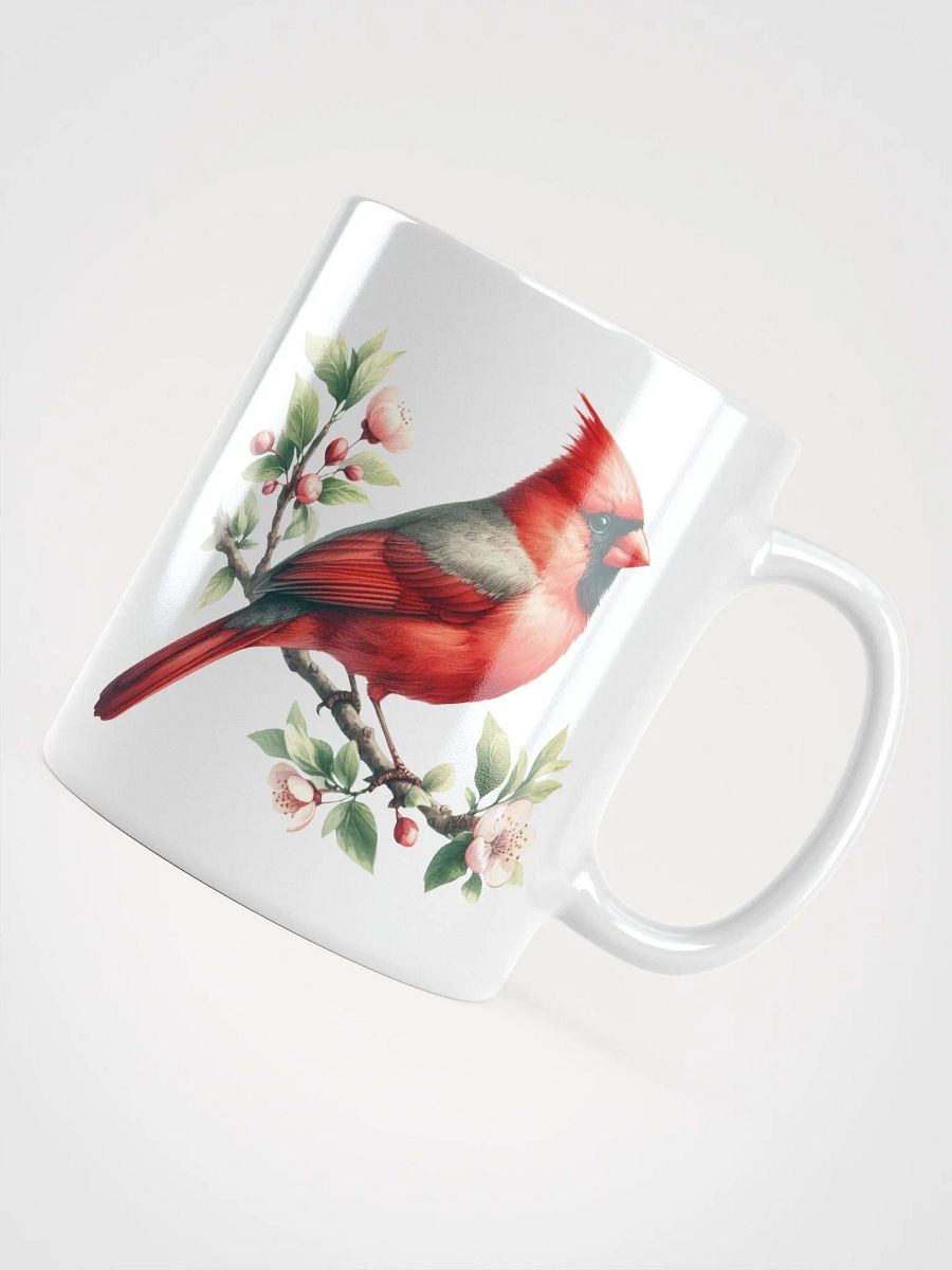 Vivid Cardinals White Glossy Mug product image (4)