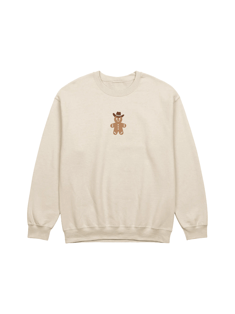 [Gingerbread Man Howdy Christmas] Holiday Crewneck Sweatshirt product image (3)