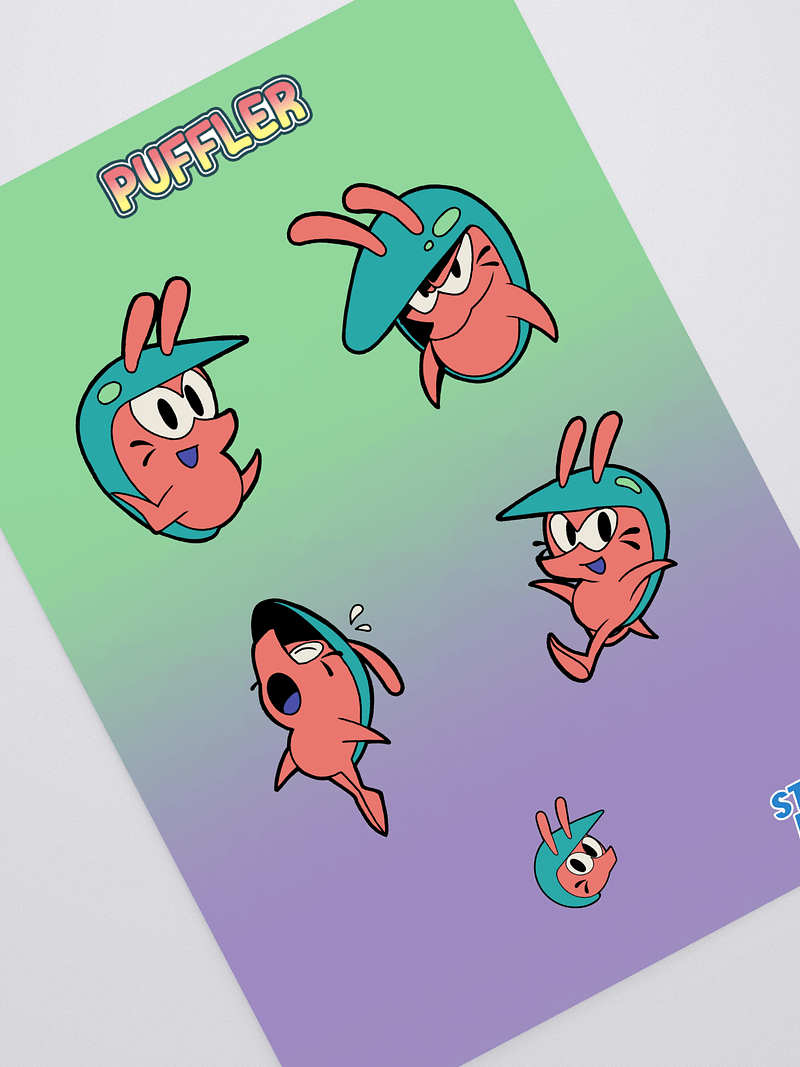 Puffler Sticker Sheet