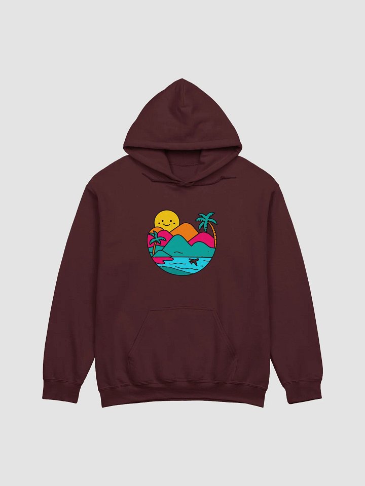 Gildan Classic Hoodie | AI Design about traveling product image (1)