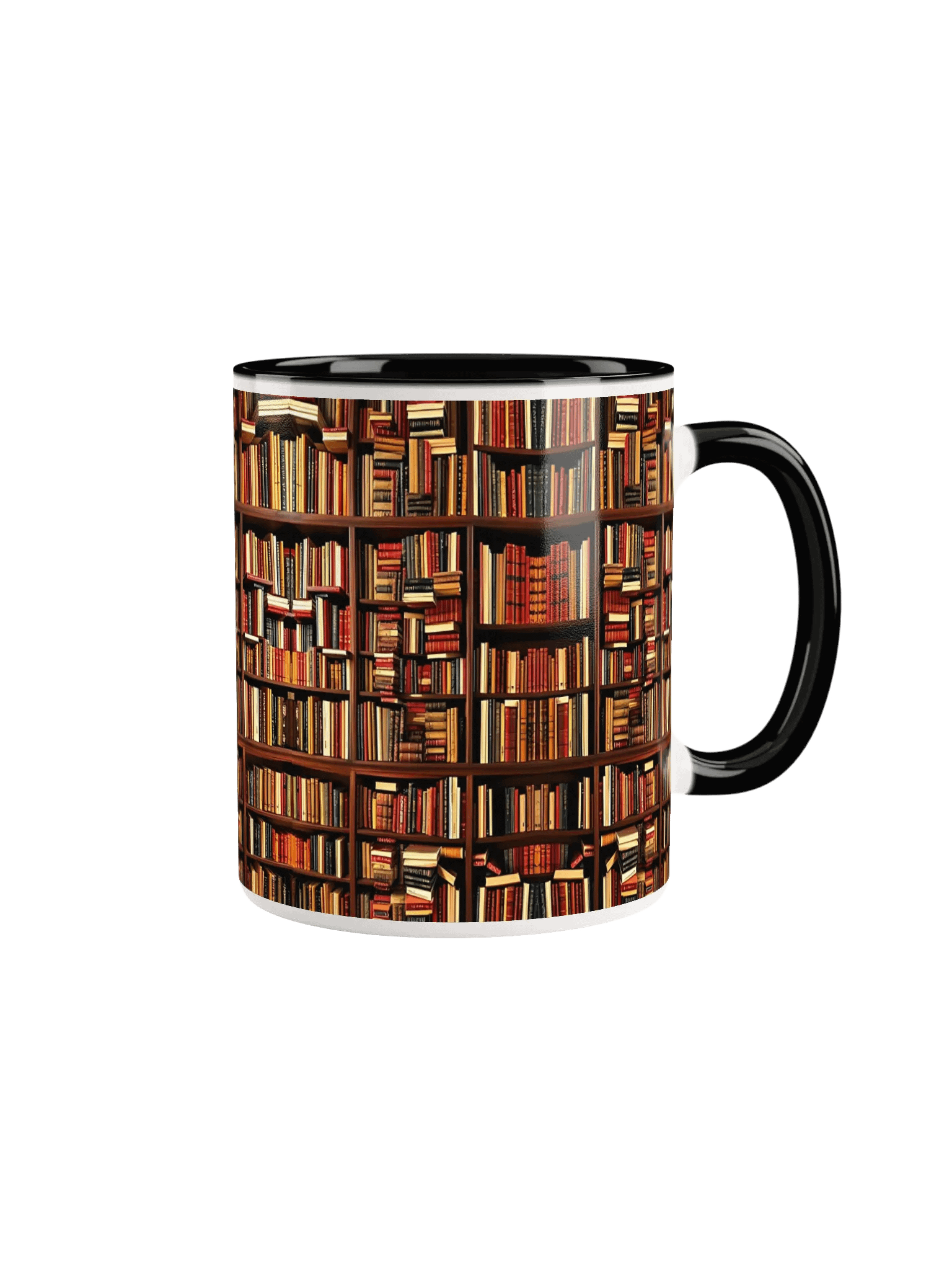 Colorful Bookshelf Ceramic Mug product image (6)