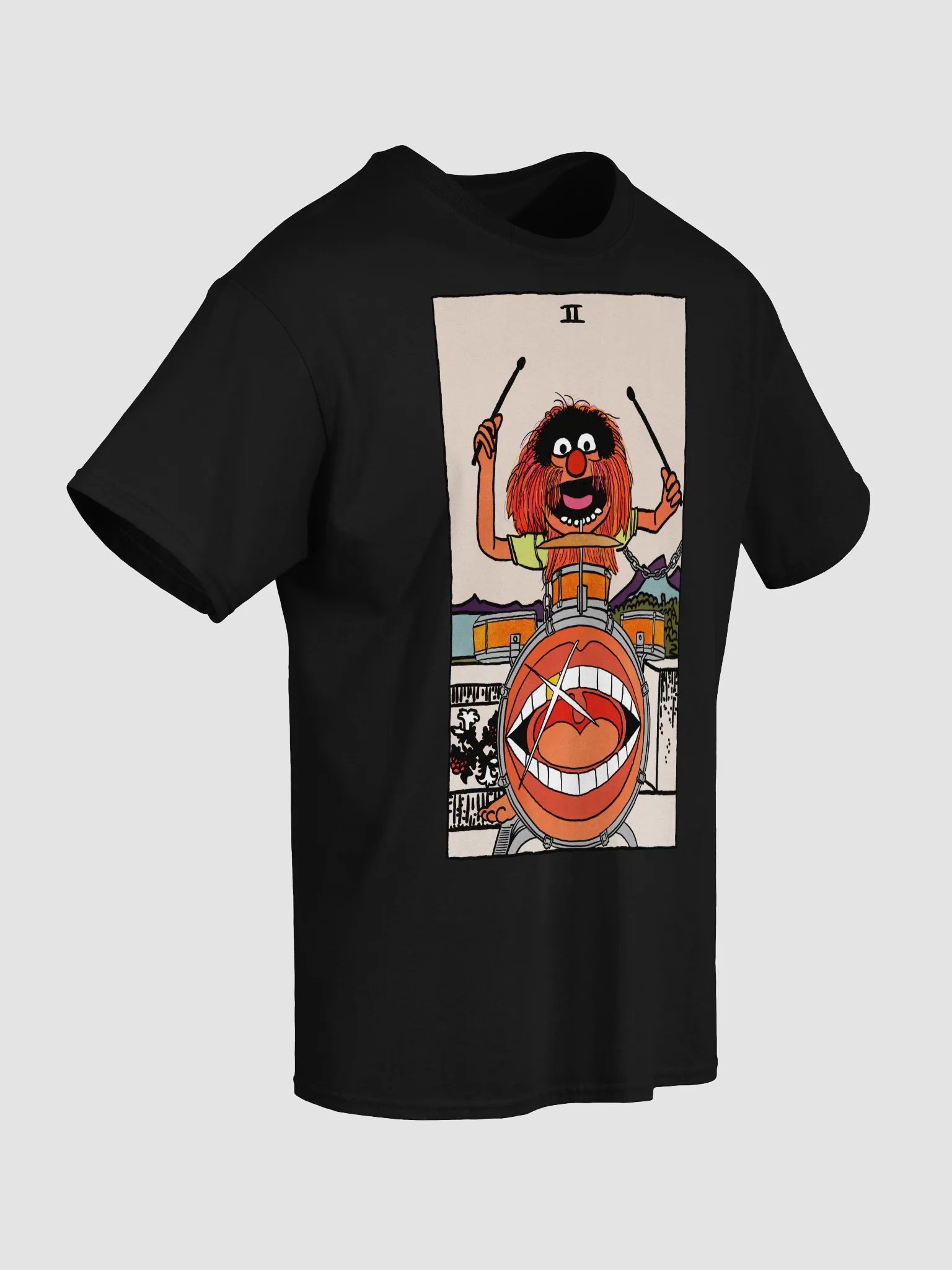 Animal Two of Wands Tarot Card Shirt product image (17)