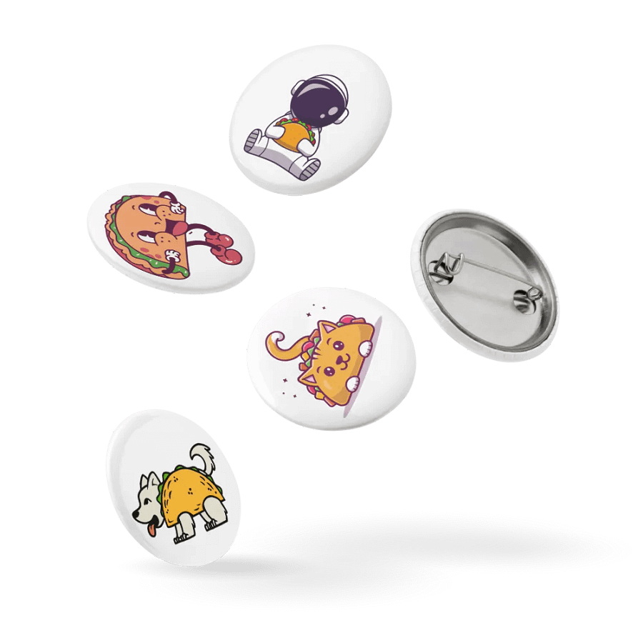 Space Taco Astronaut Pin Set product image (14)