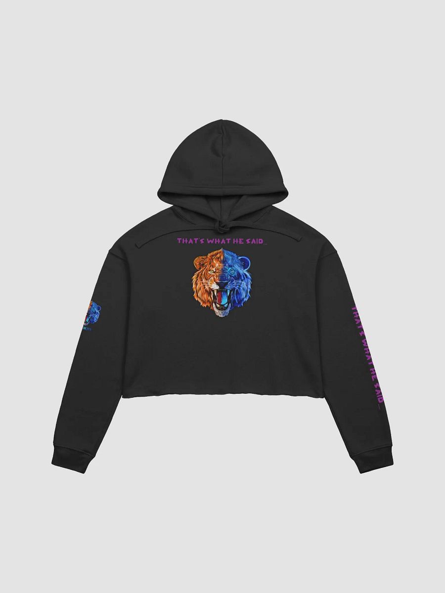 Bella+Canvas Fleece Crop Hoodie with 