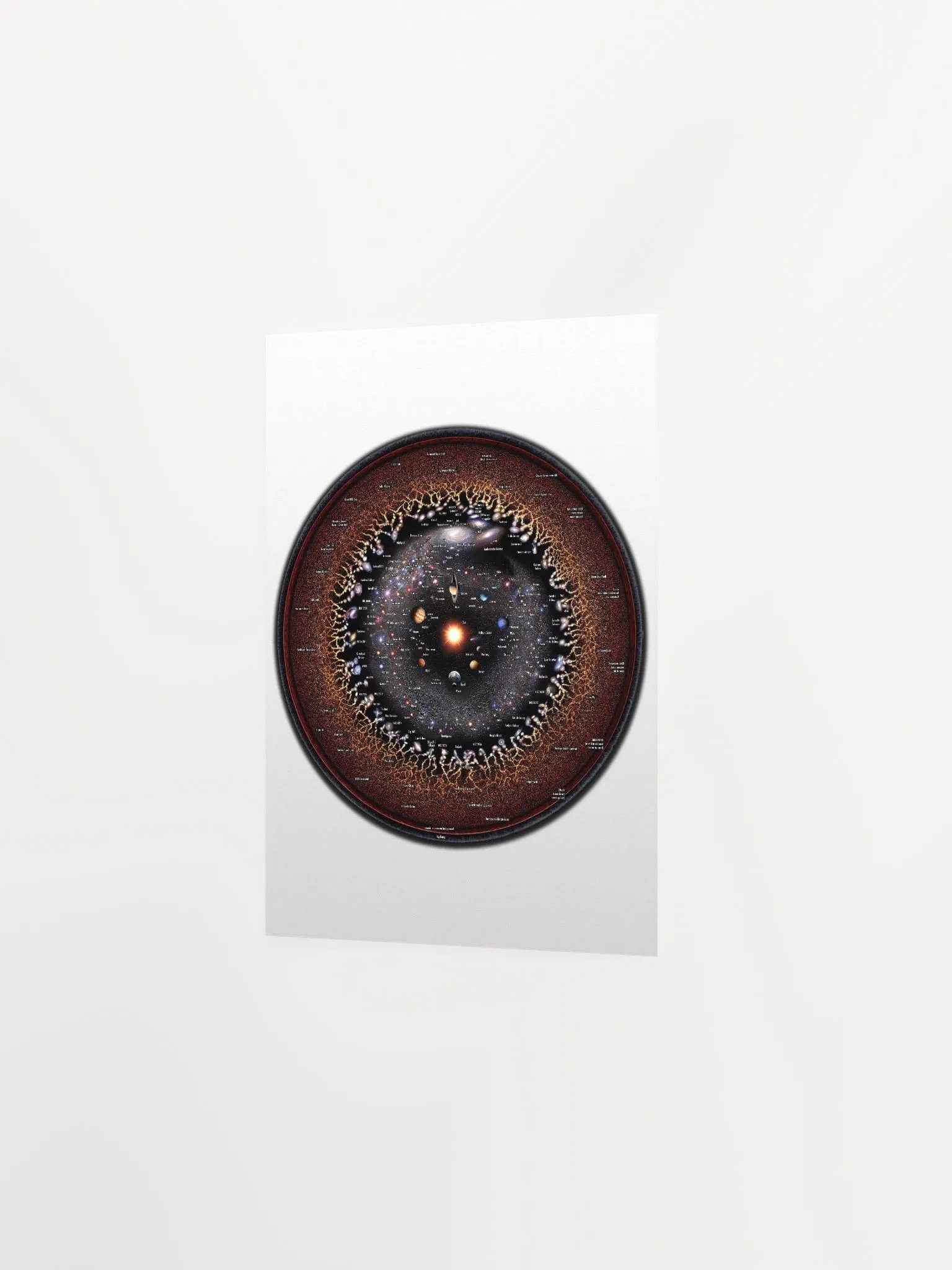 Observable Universe Circular Map 2024 product image (20)