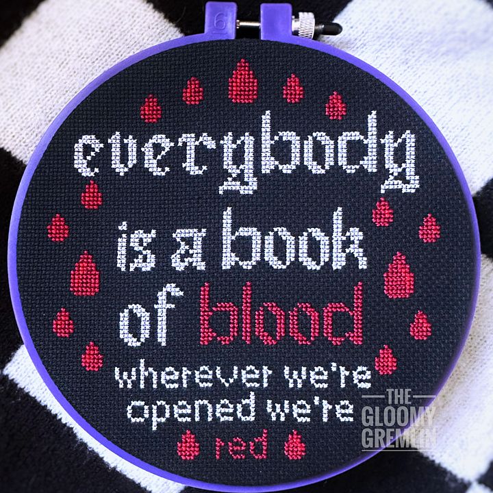 Books of Blood - Cross Stitch Pattern product image (1)