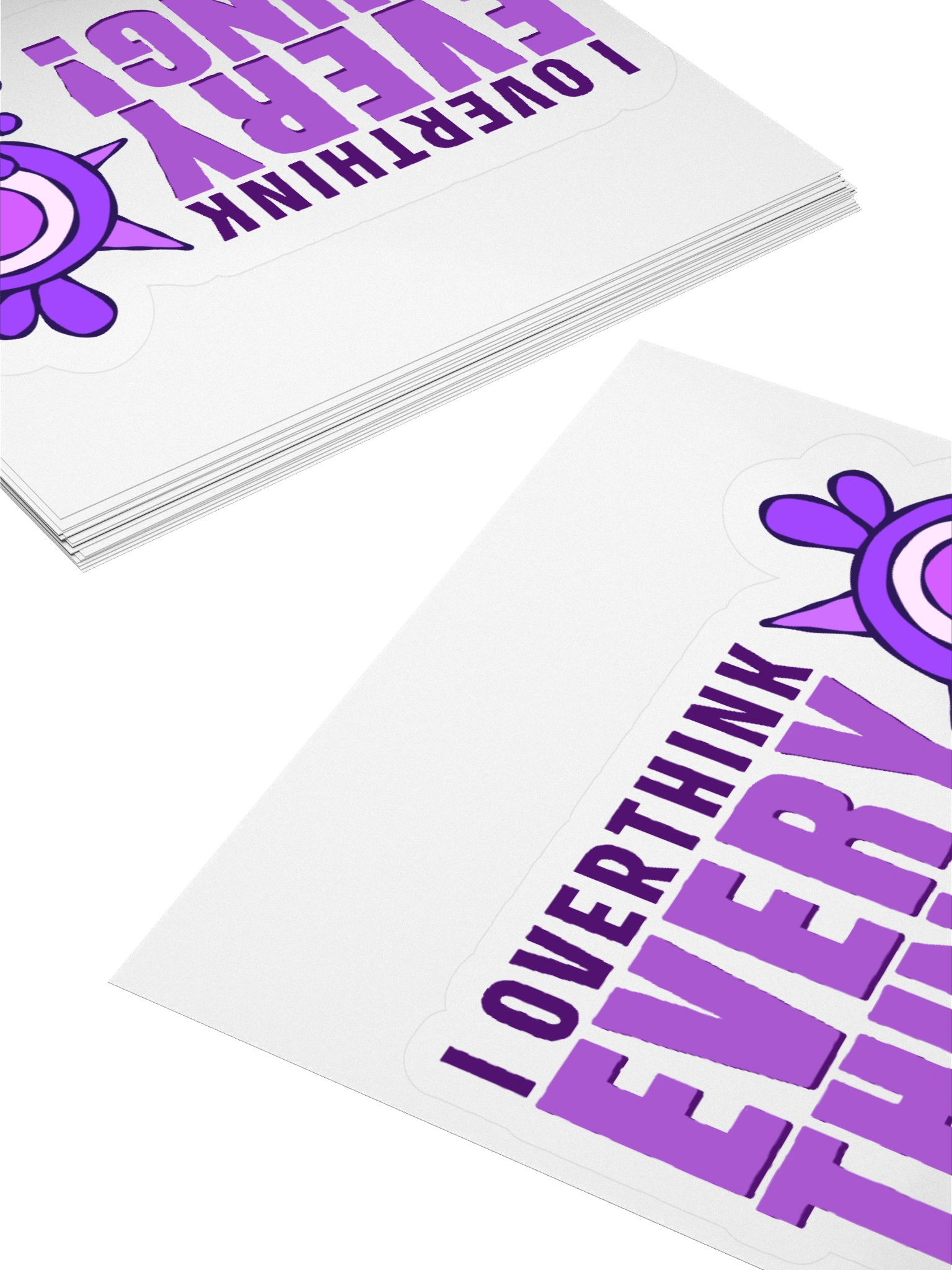 I OVERTHINK EVERYTHING Sticker product image (12)
