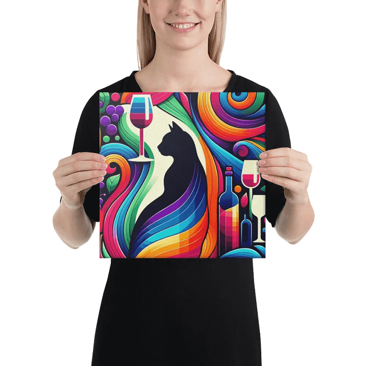 Canvas (in): Cats and Wine product image (2)