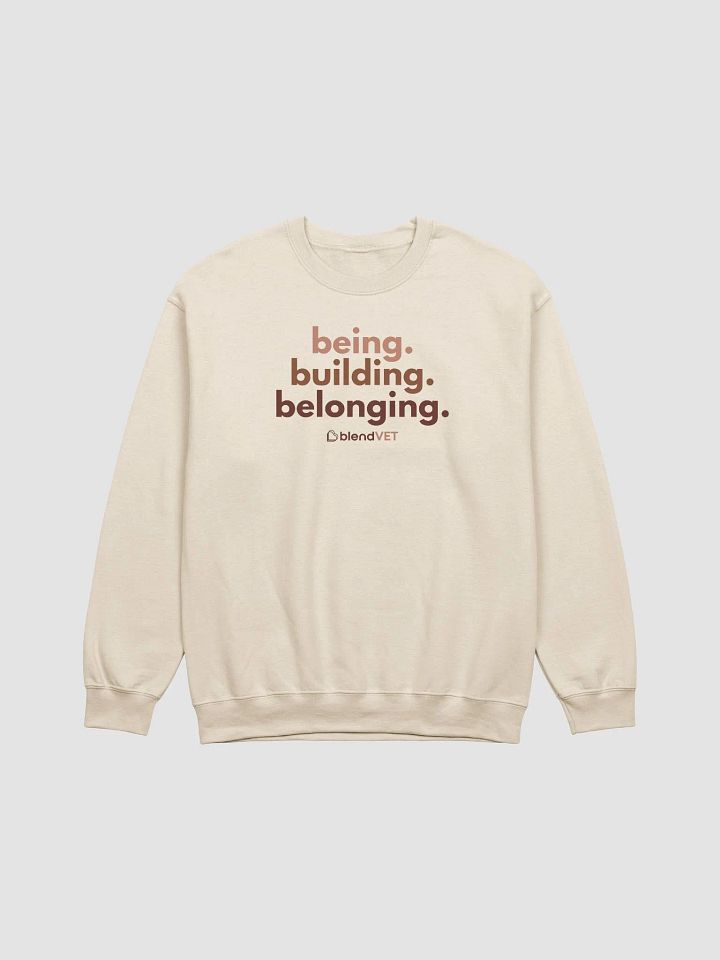 Being. Building. Belonging. Crewneck Sweatshirt product image (1)