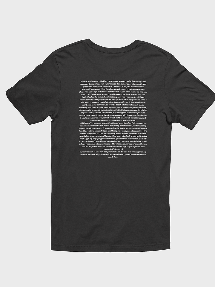 "Read The Fine Print" - Matching Tee product image (2)