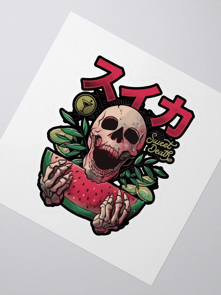 Sweet Death Kiss Cut Stickers product image (2)