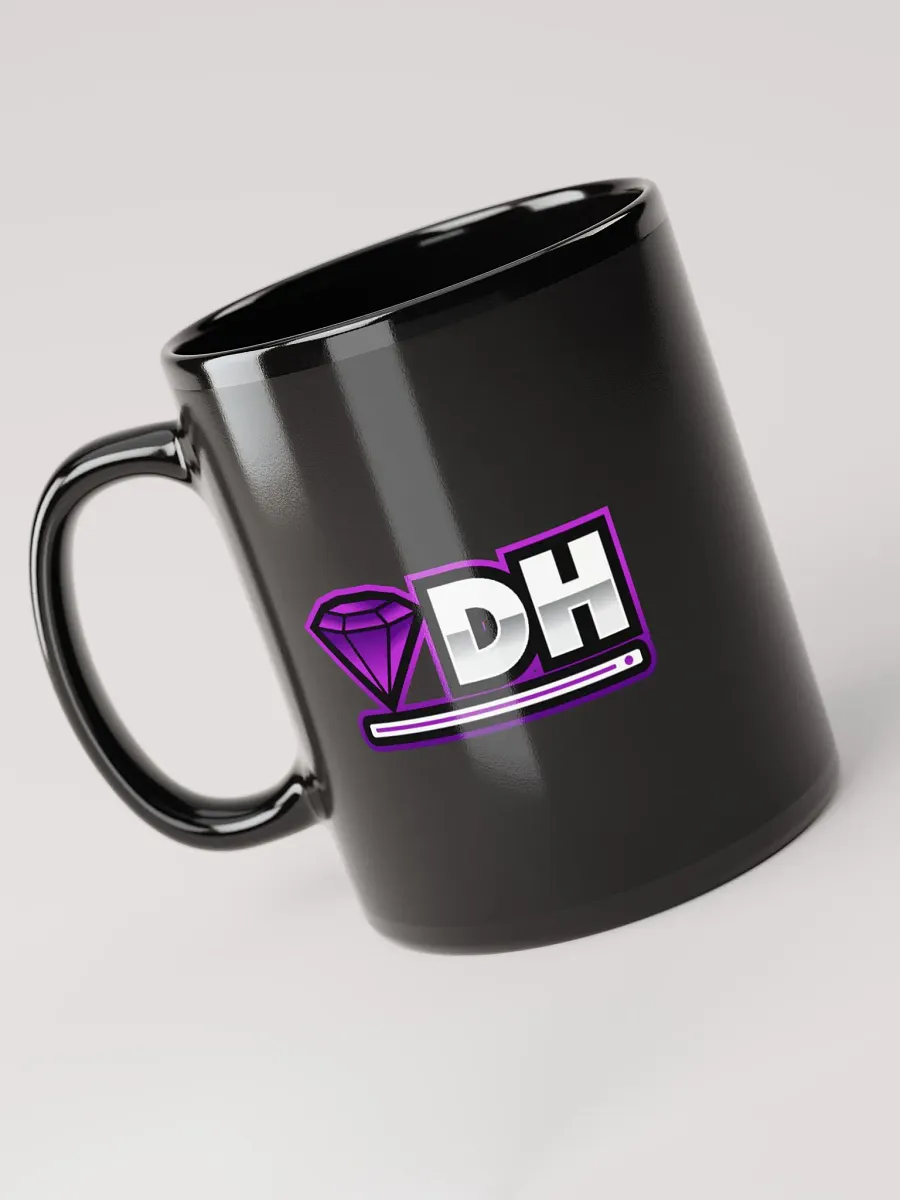 DiamondHost Black Glossy Mug product image (5)