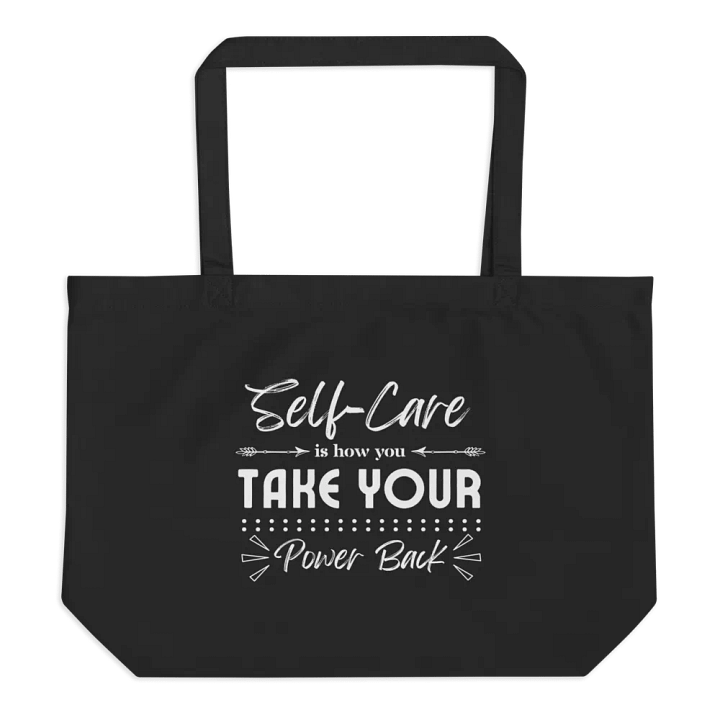 Self-Care Inspirational Eco-Friendly Tote Bag. product image (2)
