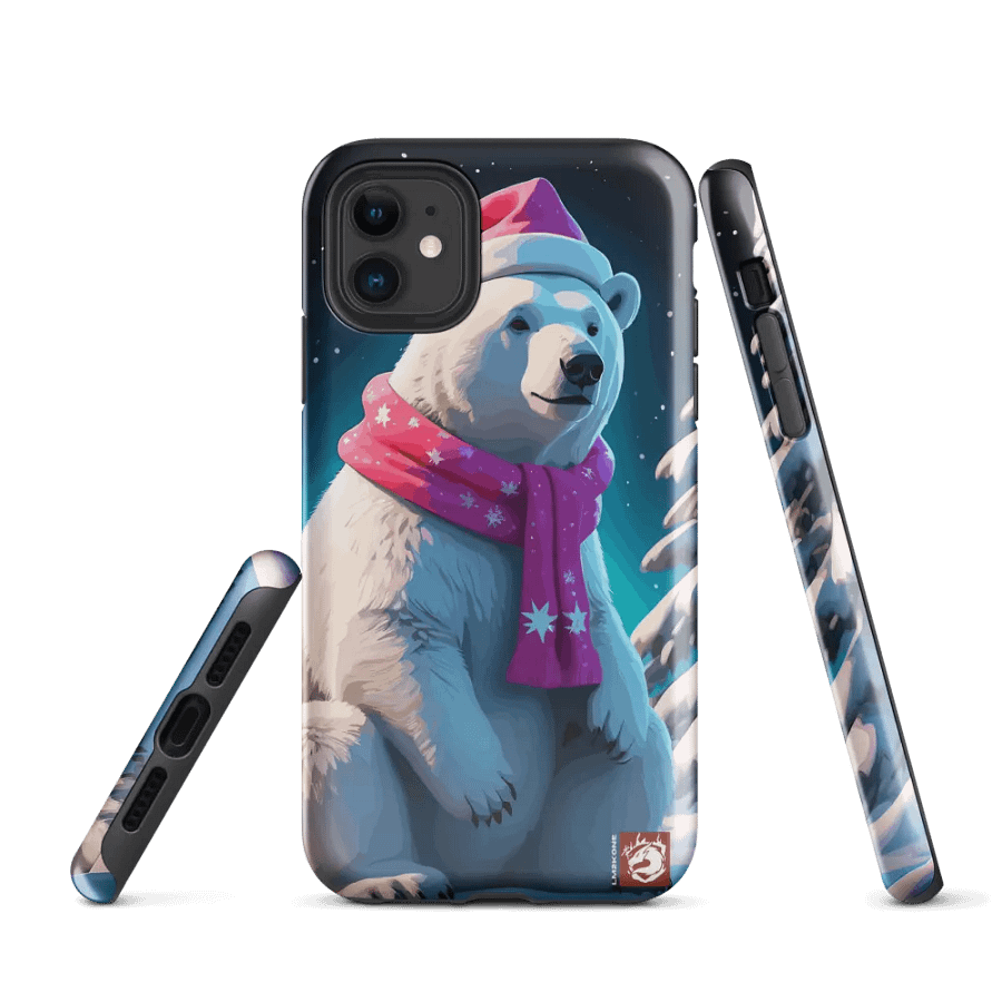 Santa Bear Tough iPhone® Case product image (1)