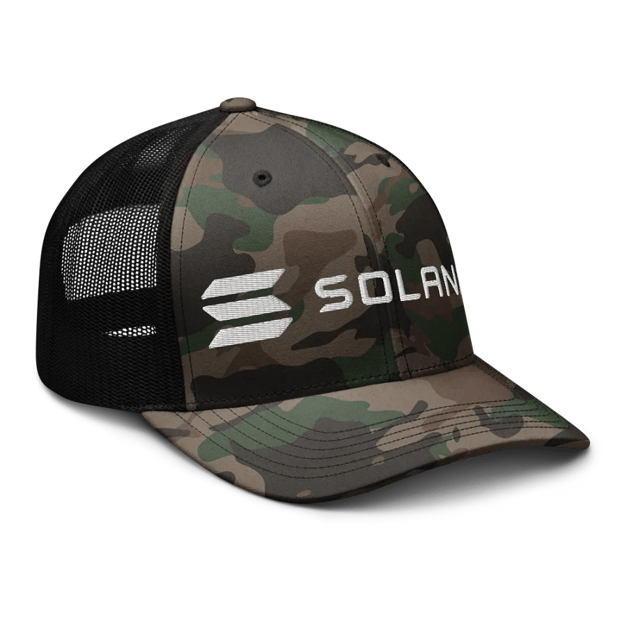 Solana Logo Embroidered Camo Hat product image (8)