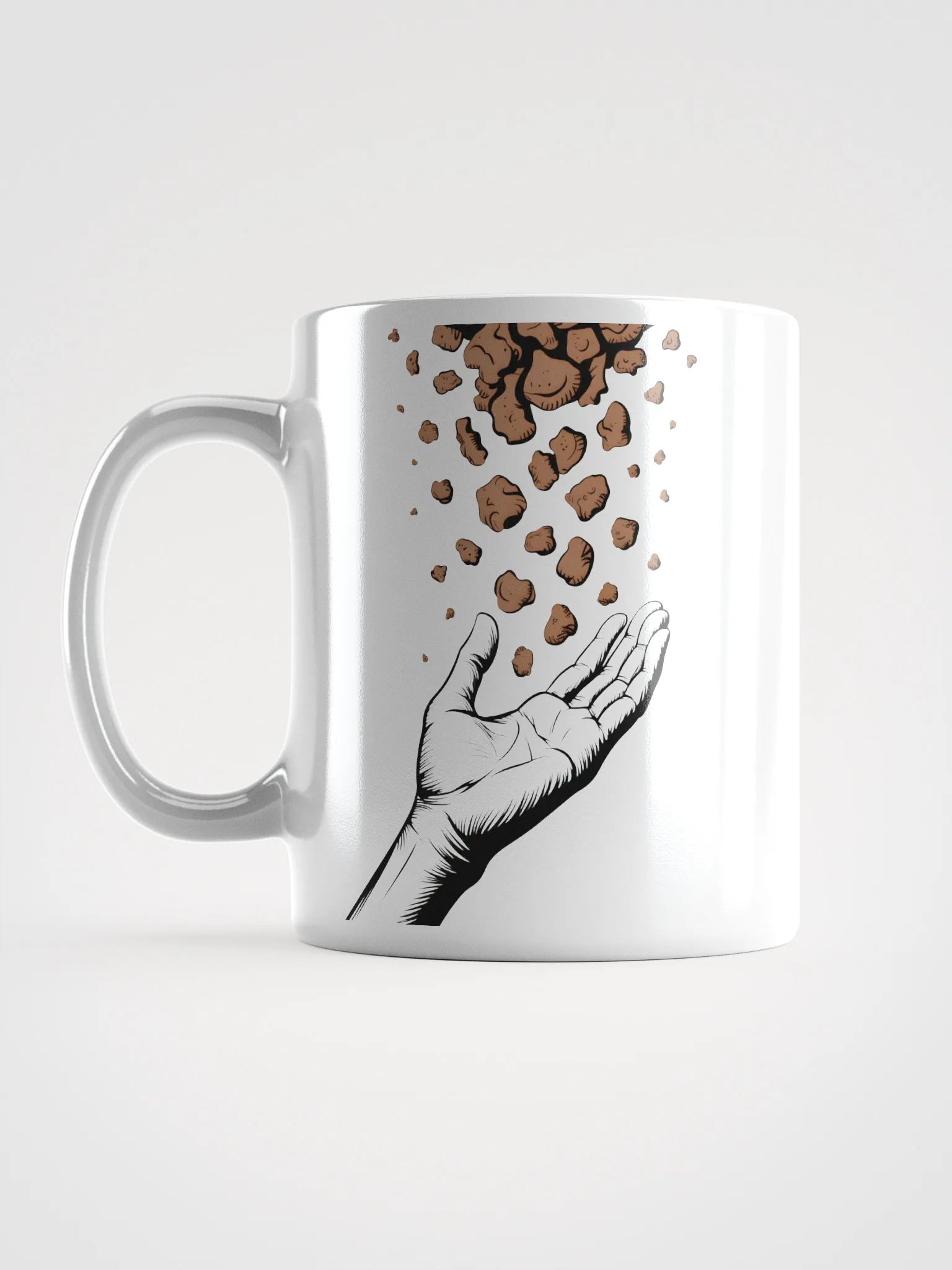 Cookie Shower Hand Mug | Funny Food Mug product image (6)