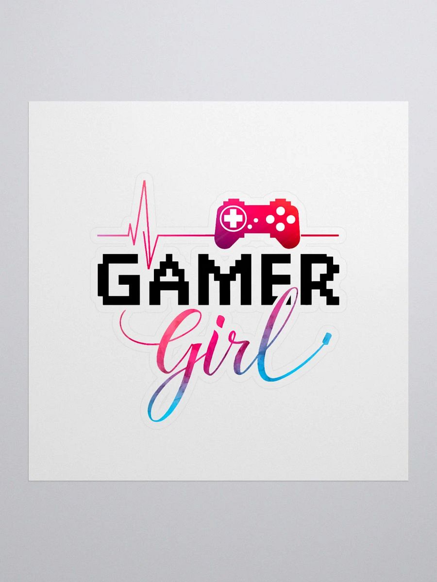 Gamer Girl Heartbeat Sticker Set product image (1)