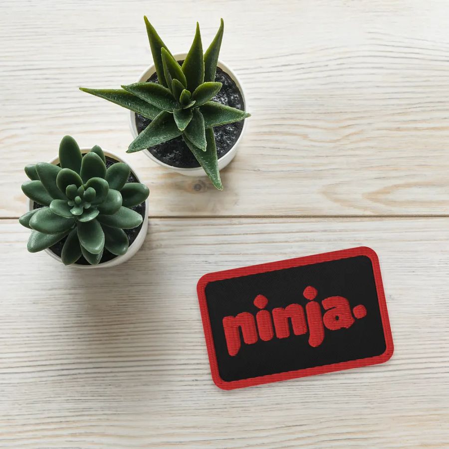 Ninja Patch: Red and Black product image (4)