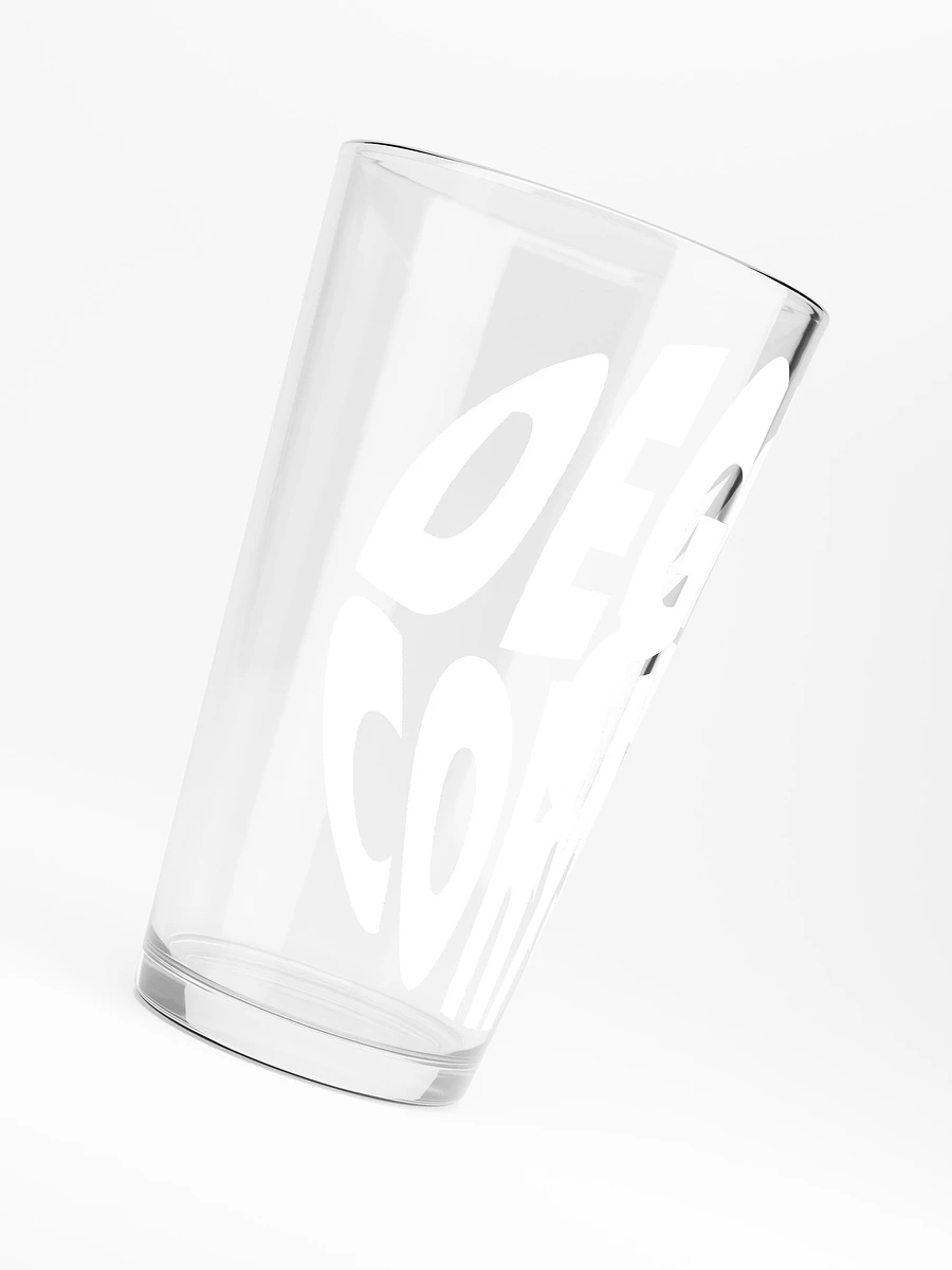 Degen Corner - Pint Glass (light logo) product image (6)