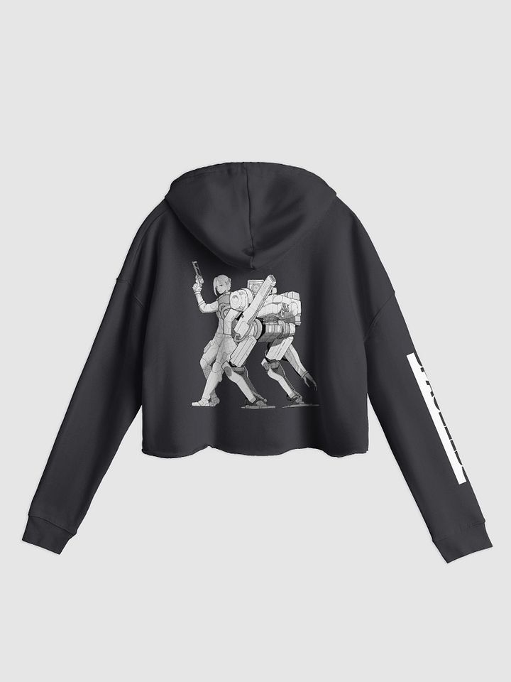 Cropped SpaceLibs Hoodie (Light Logo) product image (5)