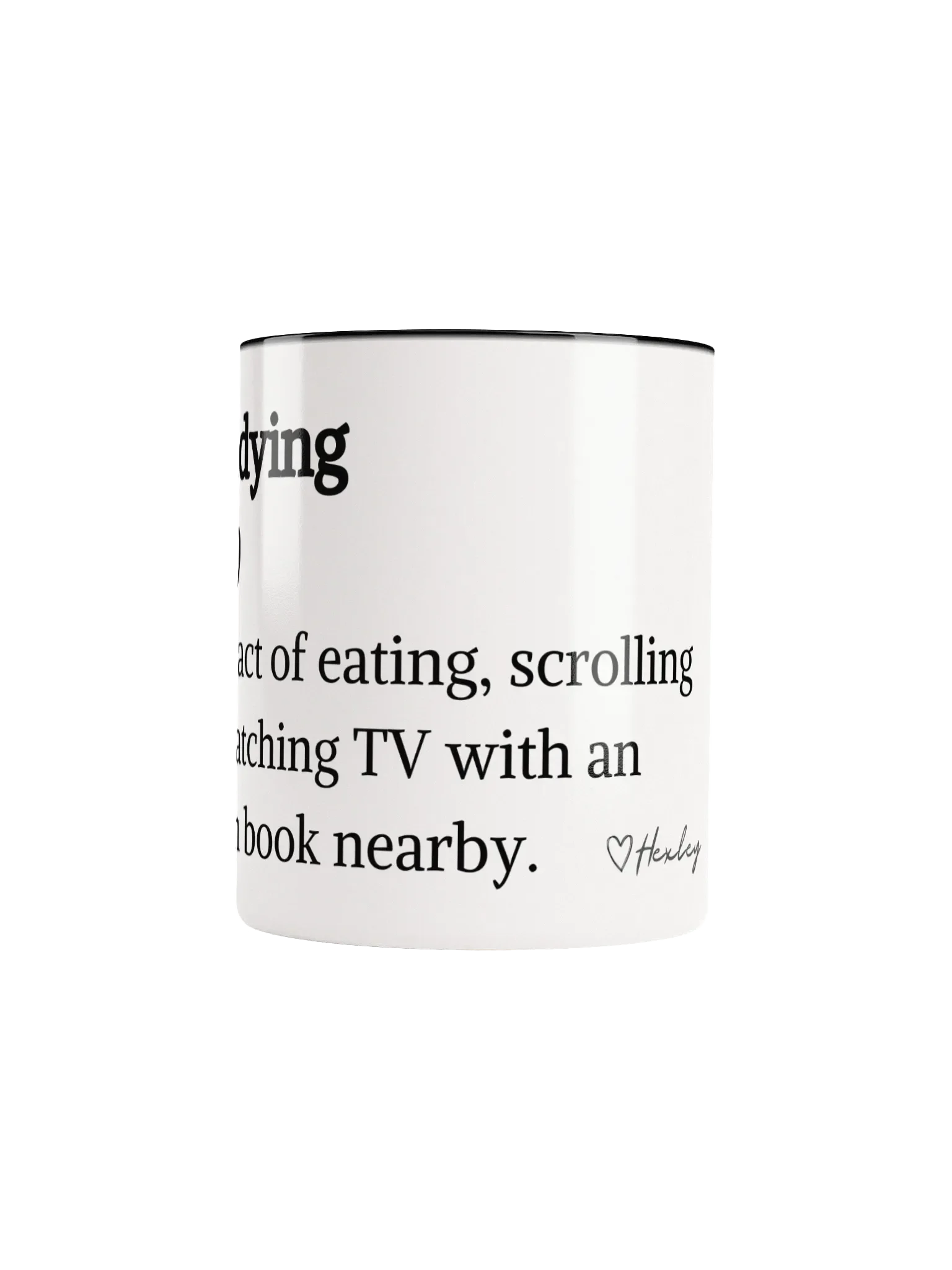 'Studying' Ceramic Mug product image (5)