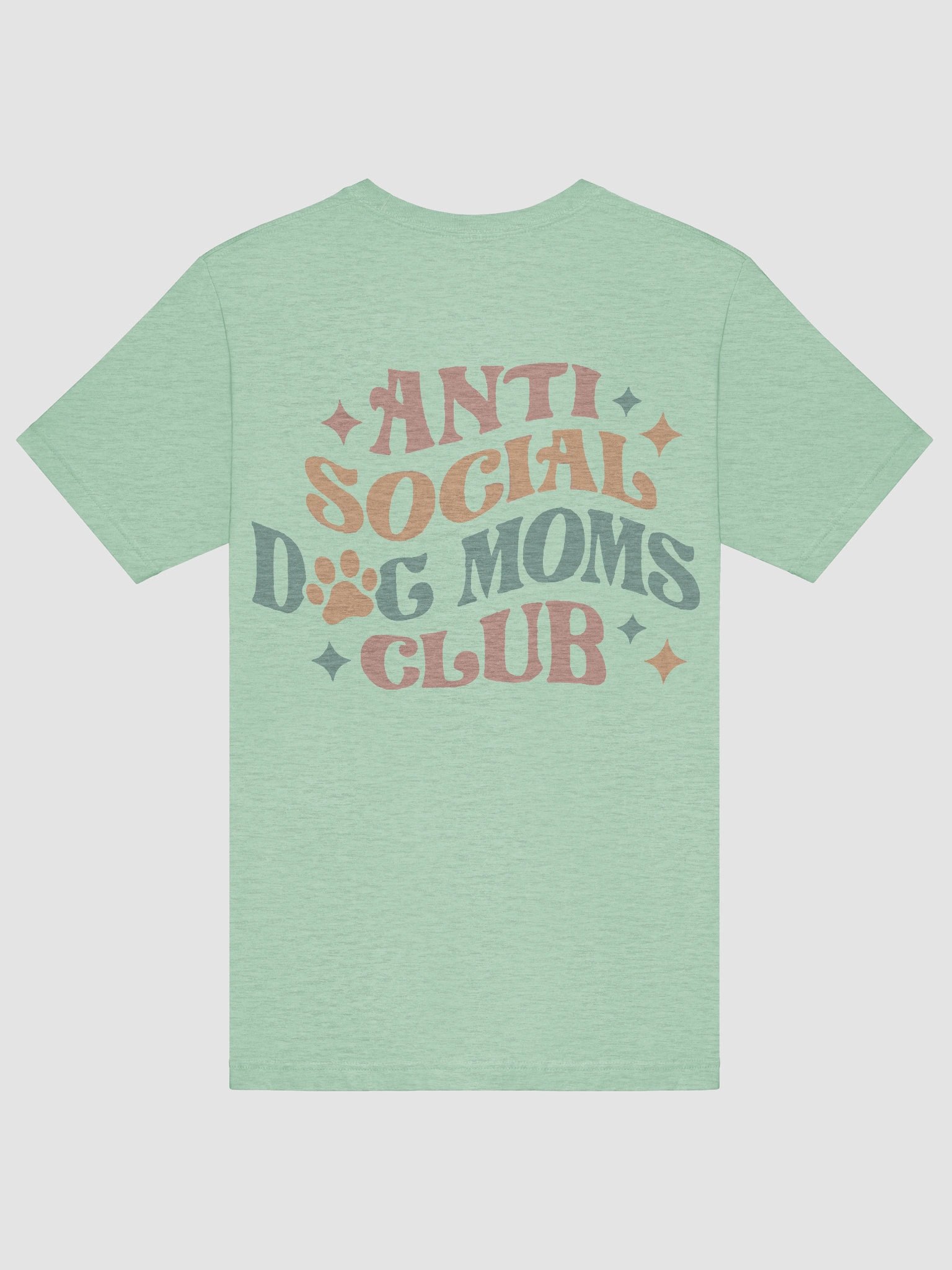 Anti Social Dog Mom Print T-Shirt product image (6)