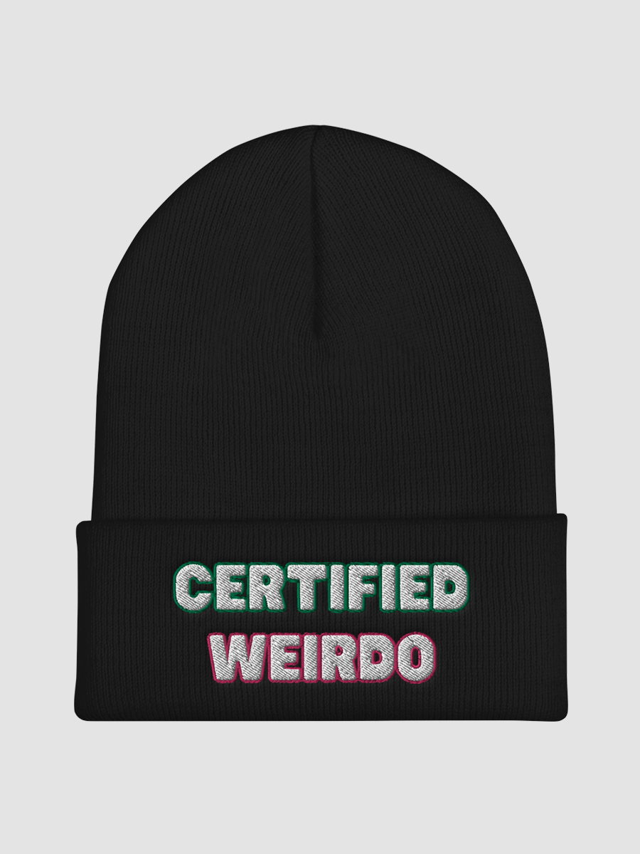 Certified Weirdo - Cuffed Beanie product image (1)