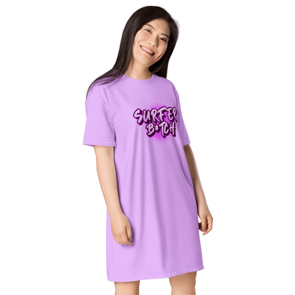 Surfer B*tch T-Shirt Dress product image (4)