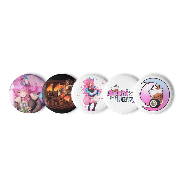 Sushi Foxx Original Pin Set product image (1)