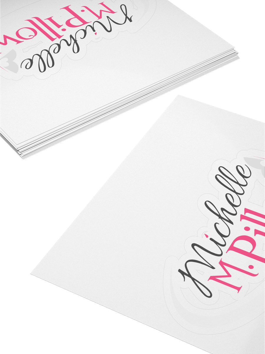 Michelle's Butterfly Logo Kiss Cut Stickers product image (4)