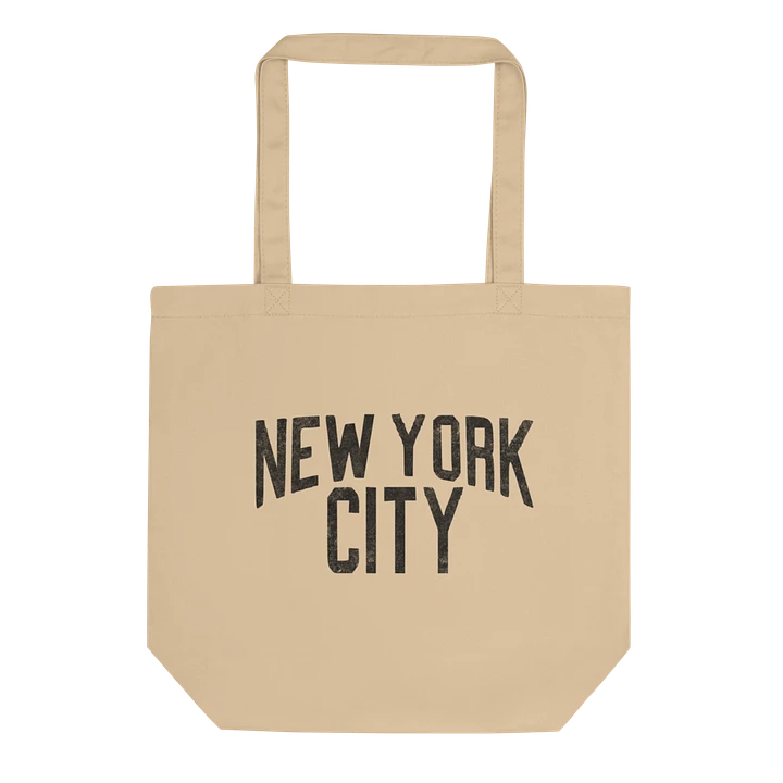 New York City Canvas Tote (Black Text) product image (1)