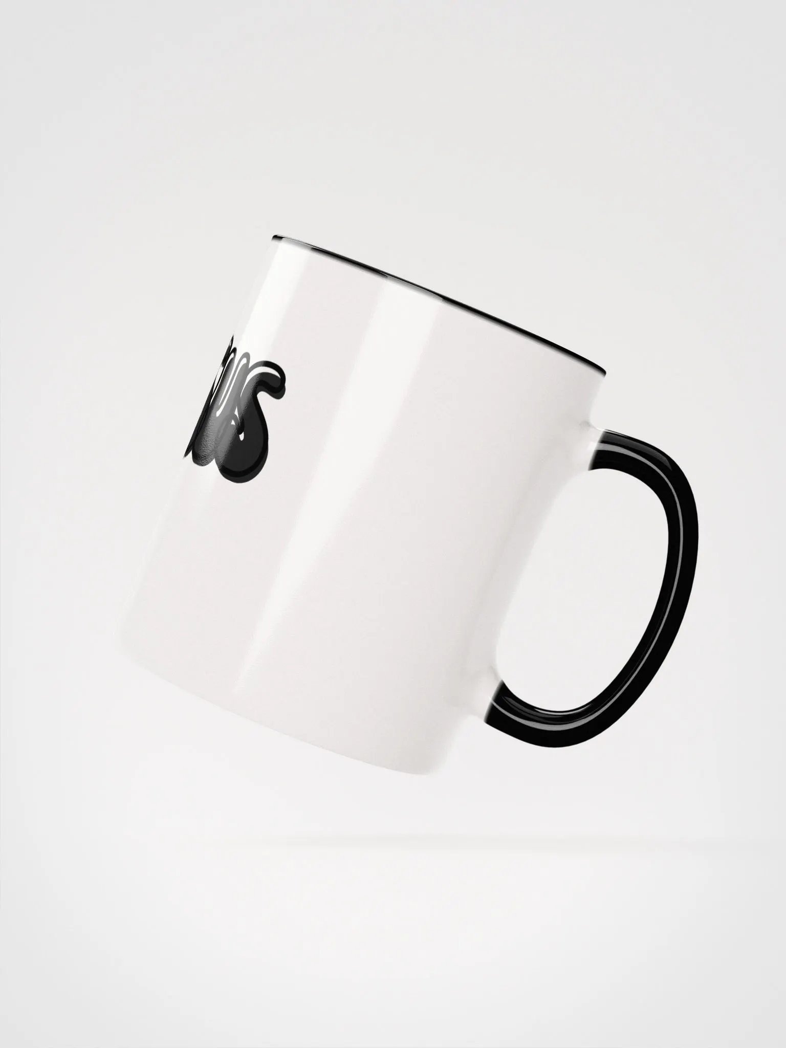18+ & Sus Mug Black, White Mug with Black Inside product image (3)