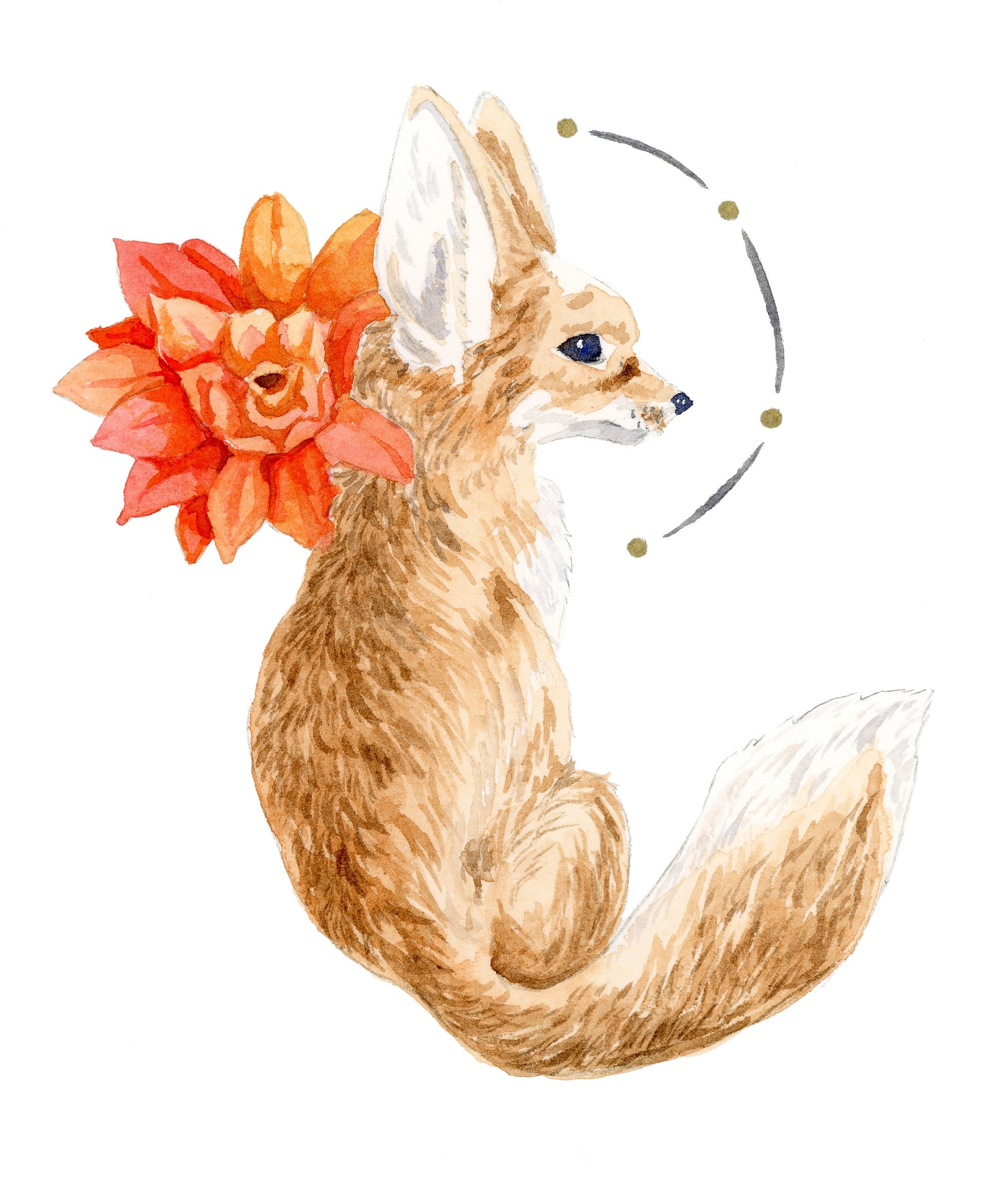 Desert Fox 7x5in Print product image (1)