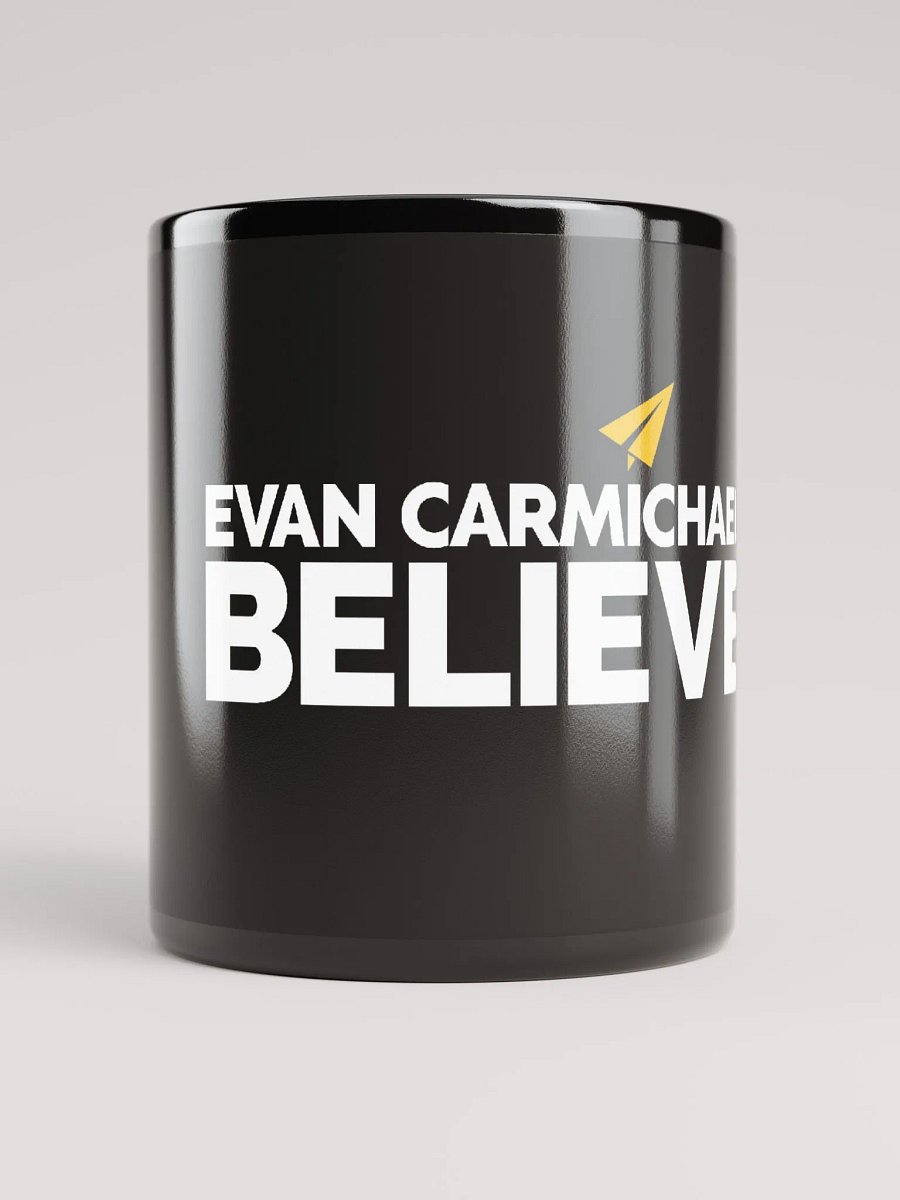 #Believe Black Glossy Mug product image (5)