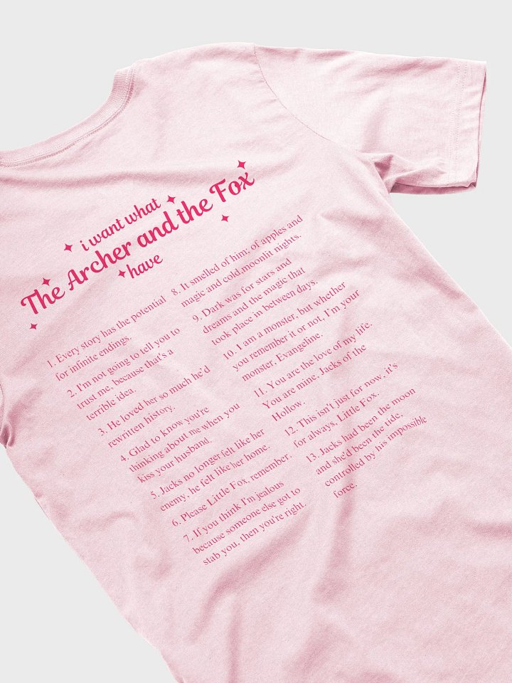 Evangeline & Jacks Quotes T-shirt product image (1)