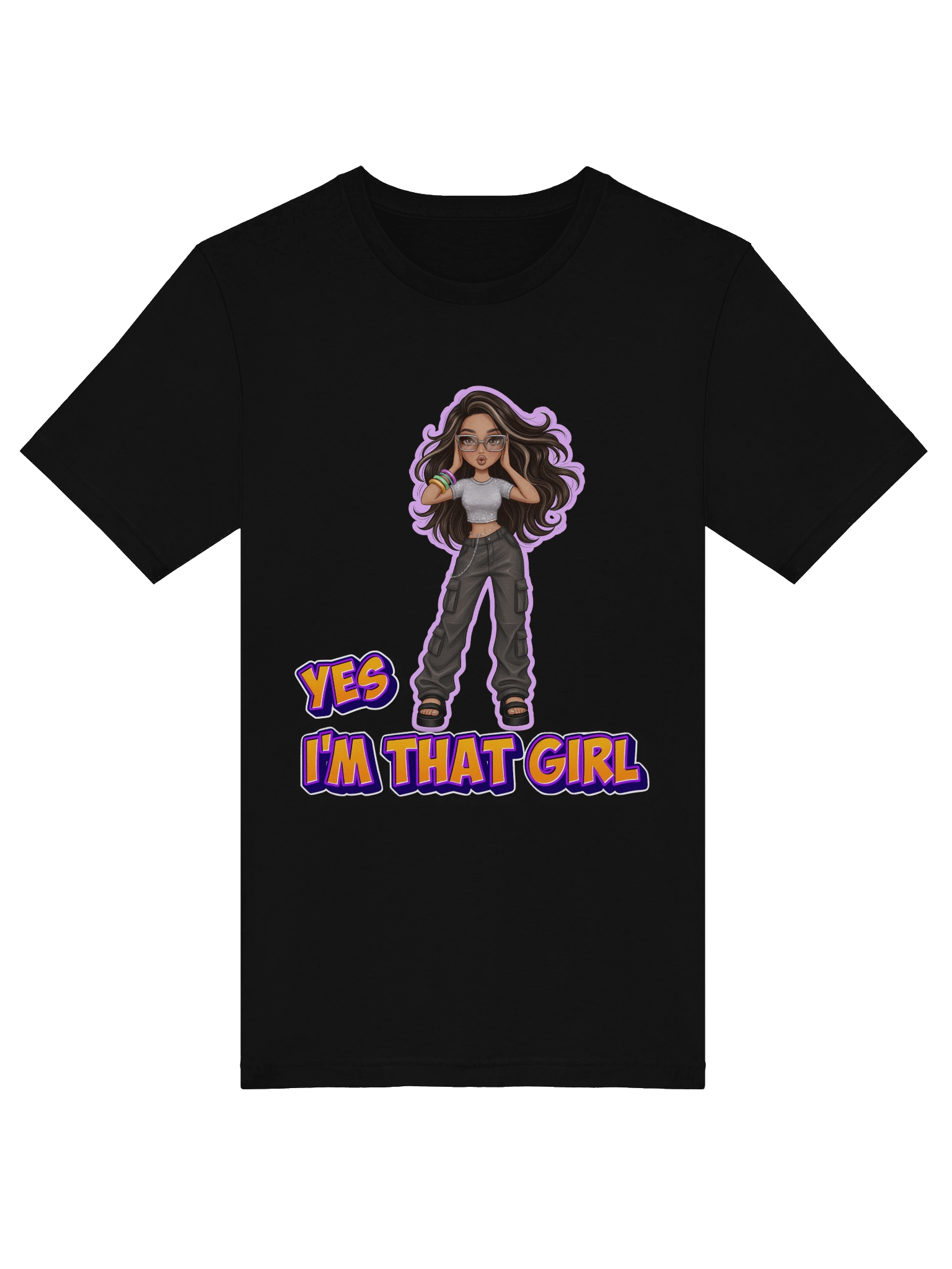 Yes I’m That Girl Graphic Tee | Y2K Bratz Inspired Streetwear T-Shirt product image (42)
